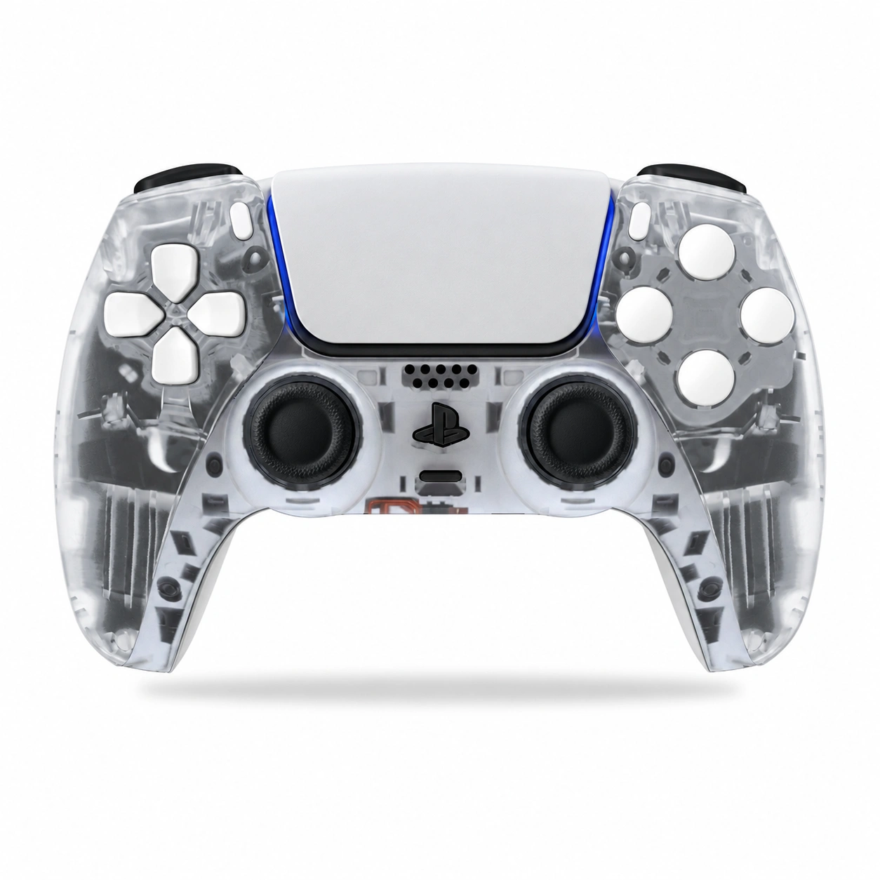 Transparent Clear PS5 Controller - Clear Frost